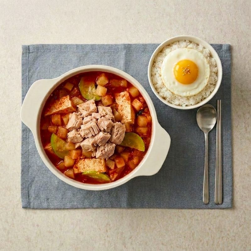 참치듬뿍김치찌개(참치90g)
